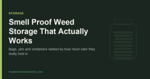 Smell proof weed storage containers guide
