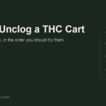 How to Unclog a THC Cart: 5 Fixes That Work