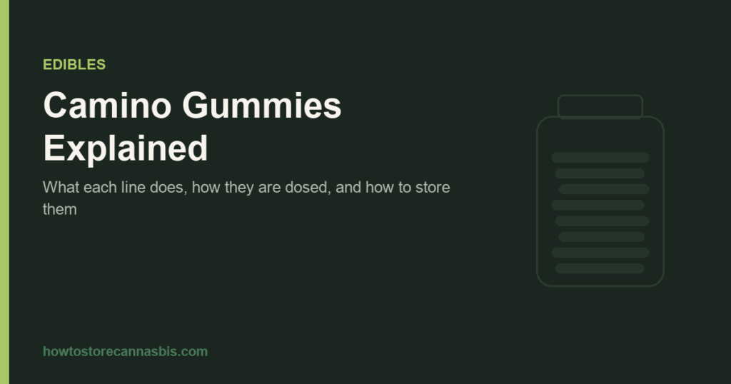 Camino Gummies Explained: Lines, Dosing and Storage