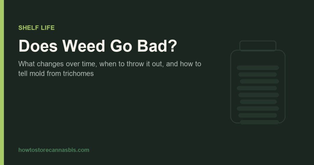 Does weed go bad shelf life guide