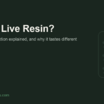 What Is Live Resin? Flash-Frozen Extraction Explained